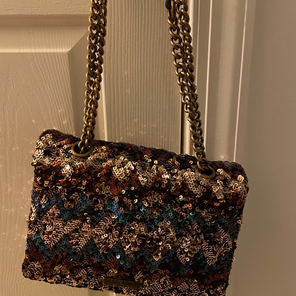 NWT KURT GEIGER MULTI COLOR SEQUINS SHOULDER BAG GORGEOUS!! - Picture 5 of 13